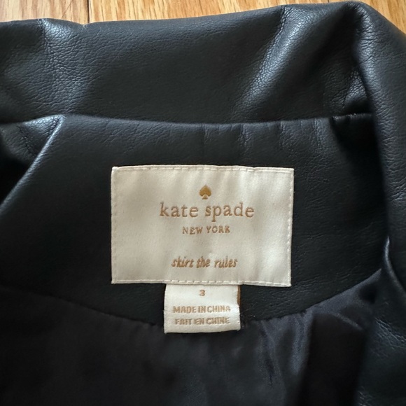 leather jacket for kids, kate spade. - Picture 5 of 10